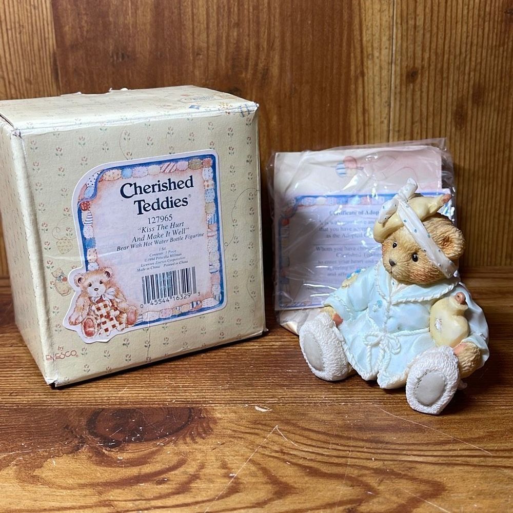 Cherished Teddies Kiss the Hurt and Make it well 127965 1994 Priscilla Hillman